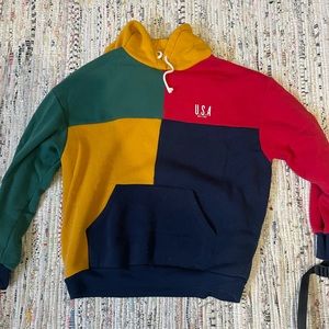 Urban Outfitters Color Block Hoodie